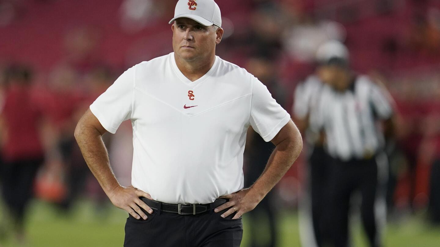 Former USC coach Clay Helton hired to helm Georgia Southern AP News